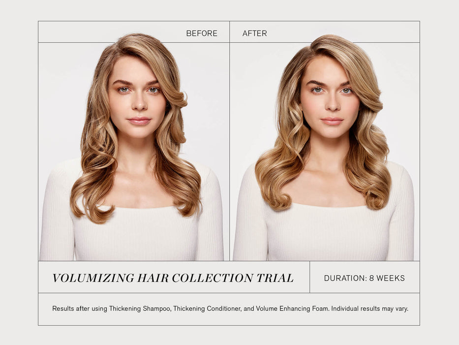 hair innovation campaign before and after model